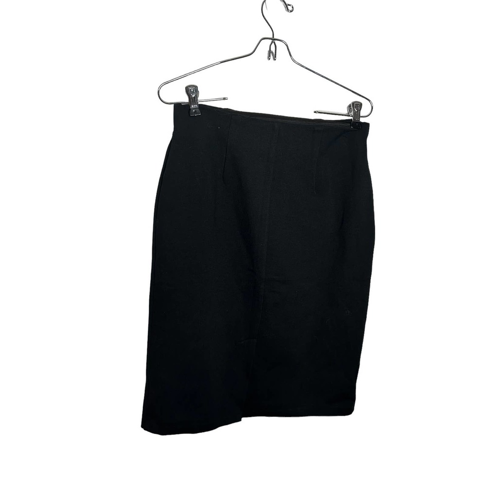 Nordstrom Rack sz Medium womens pull‎ on pencil skirt black career office